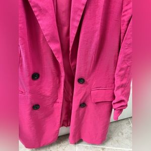A New Day Hot Pink 3/4 sleeve Blazer
